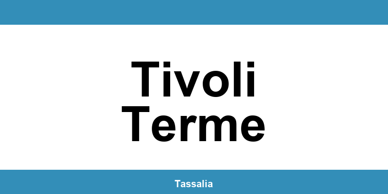 Telefono degli uffici dell’Agenzia delle Entrate a Tivoli Terme
